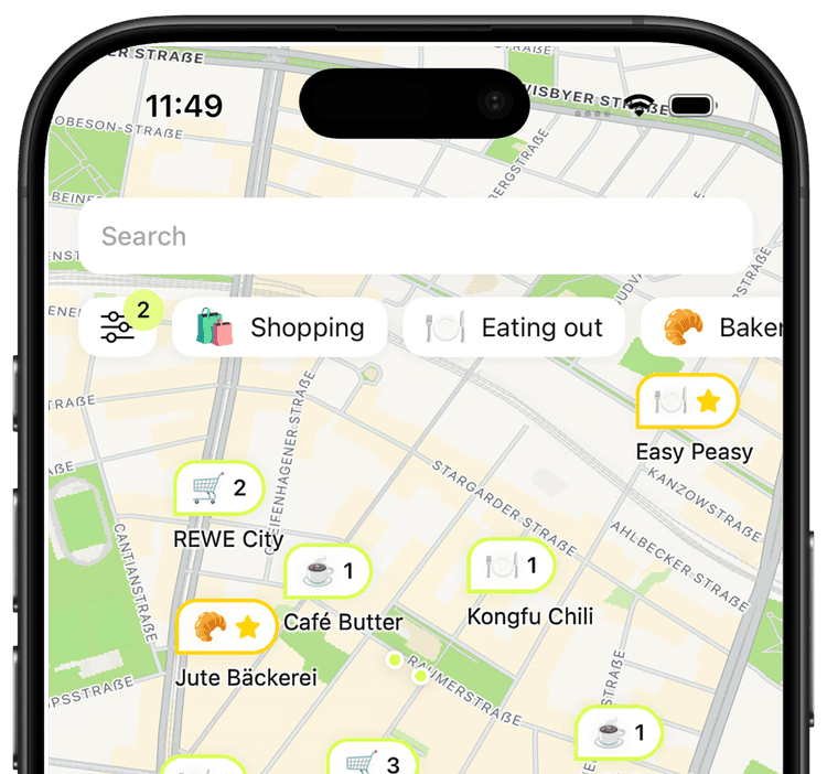FoodQuest app preview